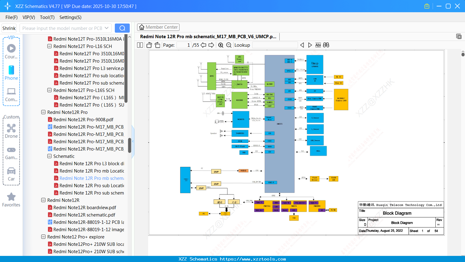 Xiaomi Redmi Note 12R Pro Mb Schematic_M17_MB_PCB_V6_UMCP
